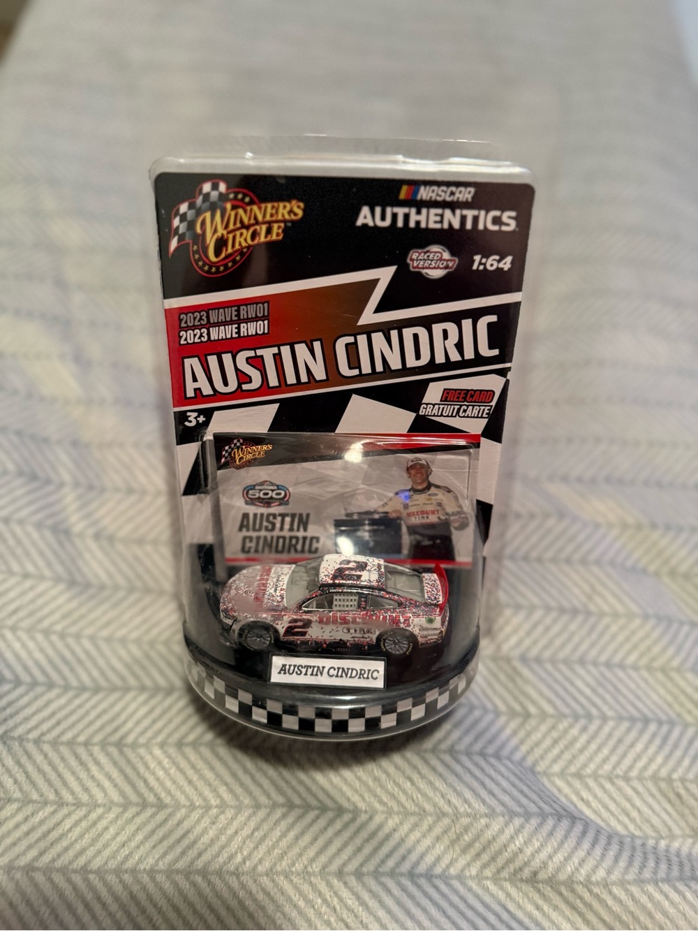 Nascar Austin Cindric Die-Cast Car - White, Red, Black